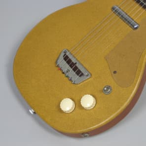 Silvertone 1357 Danelectro Model C 1956 Ginger and Tan with Original Case image 8