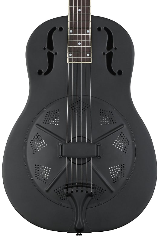 Gold Tone GRS Paul Beard Metal-body Acoustic Resonator Guitar - Black (GRSResod1) image 1