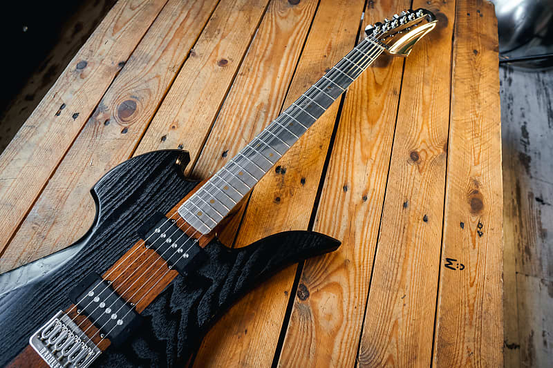 Baguley Guitars Mad Phoenix - Aluminum Axe 2021 Black image 1