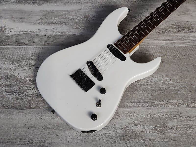 1990's Fernandes Japan STJ-80BT Buck Tick Tele/Strat w/Active Pickups  (White) | Reverb Brazil