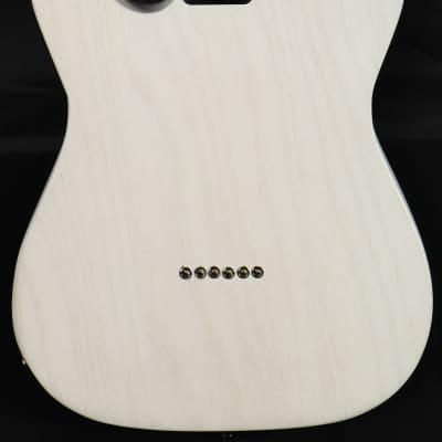 All Music Inc Custom Collection Ash Tele White Electric Guitar Warmoth Neck image 7