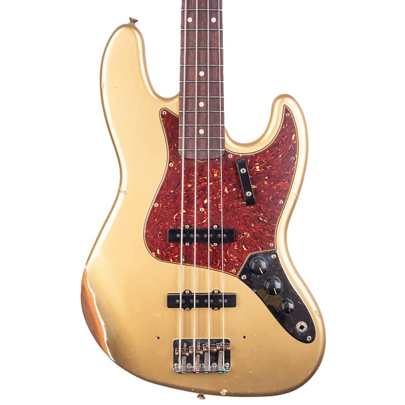 Fender Custom Shop 1964 Jazz bass - relic - Aztec Gold - 9.5 lbs - serial# R133242 image 1