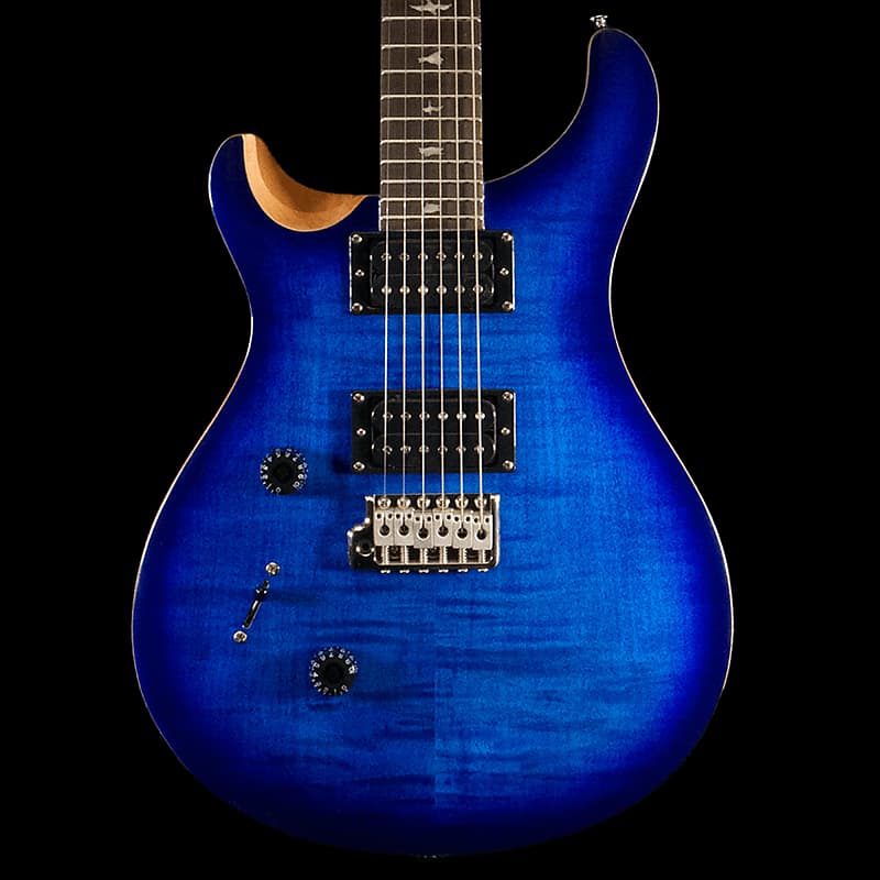 PRS SE Custom 24 "Lefty" LeftHanded Guitar in Faded Blue Reverb UK