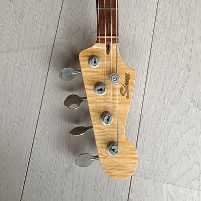 Enfield Sims Avenger Custom Jazz Bass left or right handed Sims Flea pickup, MonoNeon style. image 13