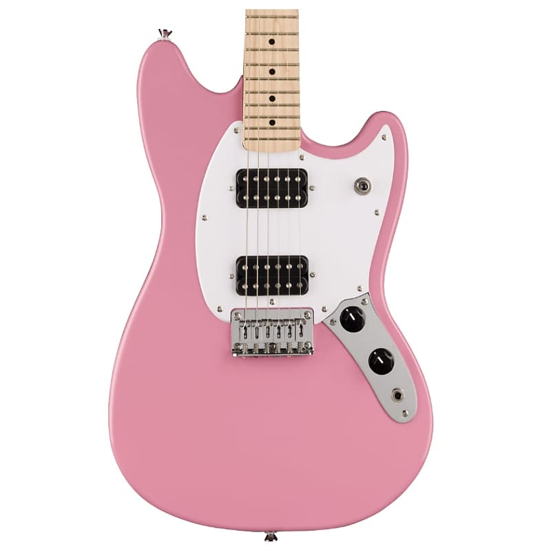 Squier Sonic Mustang HH Solidbody Electric Guitar - Flash Pink