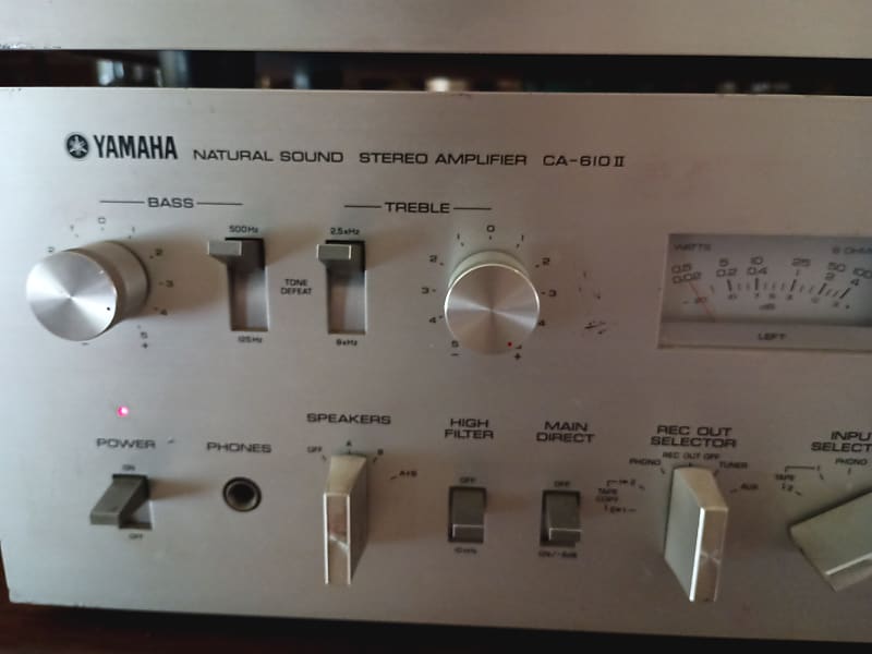 YAMAHA アンプ Vintage Yamaha CA-610 Integrated Amplifier Wood Case For
