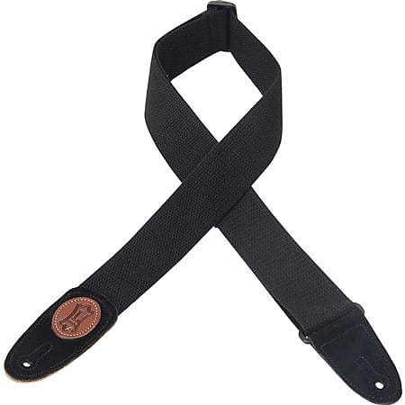 Levy's MSSC8-XL-BLK Extra Long Cotton Guitar Strap 2