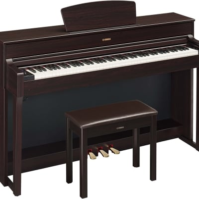 Yamaha Clavinova CLP-675 Digital Piano CLP675DW bench Included 