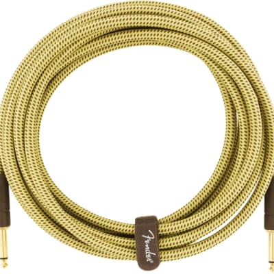Fender Deluxe TWEED Electric Guitar/Instrument Cable, Straight Ends, 15' ft image 6