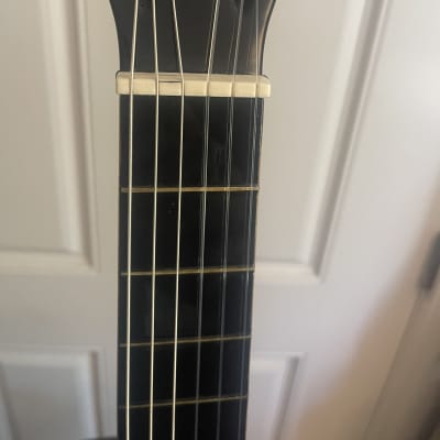 Hot-Rodded! Kay 7020 Classical Guitar 1960’s - USA - High-Gloss Sponge Pattern Refin - Royal Blue Nitro image 18