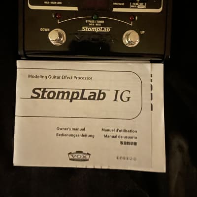 Reverb.com listing, price, conditions, and images for vox-stomplab-ig-modeling-guitar-effect-processor