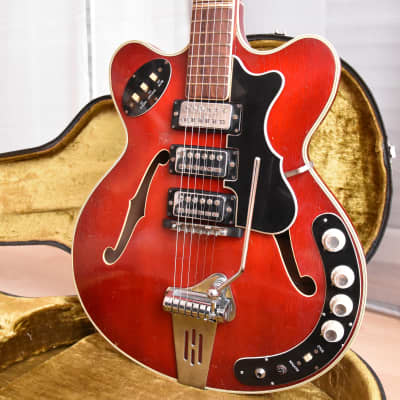 Höfner 4575 verythin + orig. case! – 1965 German Vintage Thinline Archtop Semi-Acoustic Guitar for sale