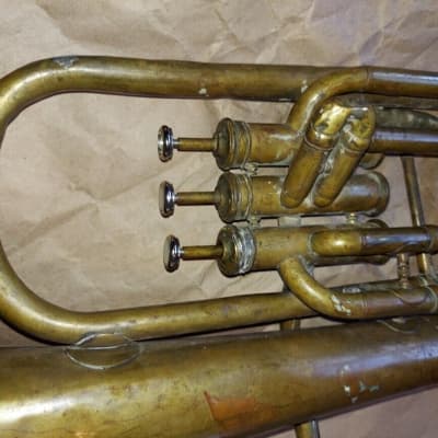 Unmarked baritone, For Parts/Repair/Decoration, 24 inch long image 4