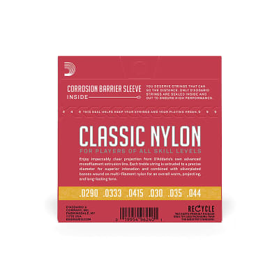 D'Addario EJ27N3/4 Student Classic Nylon Strings, Normal Tension 3/4 Scale image 9
