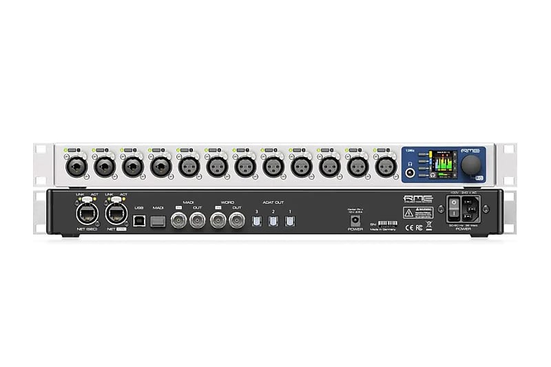 RME 12MIC Dante NetworkReady Microphone Preamp with DANTE, Reverb