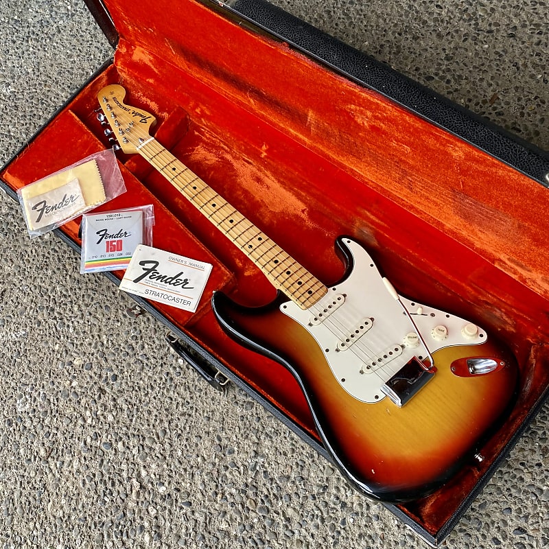 1973 Fender Stratocaster - Owner’s Manual, Case Candy | Reverb