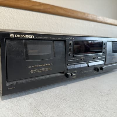 Pioneer CT-W404R Dual Cassette Deck Tape Recorder Dubbing HiFi Stereo Vintage image 2