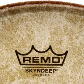 Remo Mondo Skyndeep Beige Fiberskyn Djembe Drumhead - 14 inch image 3