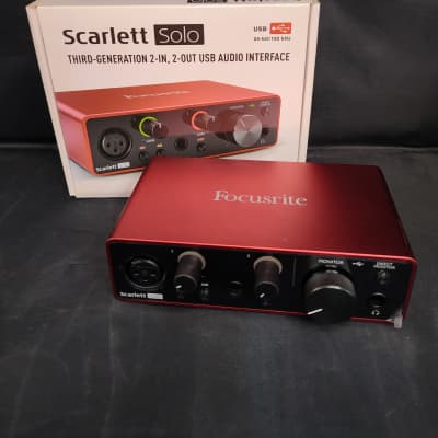 Scheda audio esterna Focusrite Solo 3d generation on