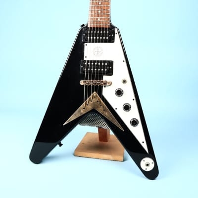 1996 Grover Jackson BBV5.8 “Black Blood” String Thru Flying V (Black) |  Reverb