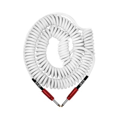 BULLET CABLE 30′ GEARMANNDUDE SIGNATURE WHITE COILY CABLE OF LOVE for sale