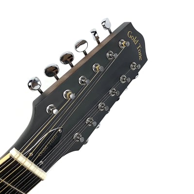 Gold Tone F12 F-Style 12-String Mando-Guitar 2021 Tobacco Sunburst Satin image 10