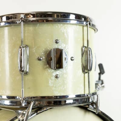 1960s Slingerland Stage Band White Marine Pearl Drum Set image 12