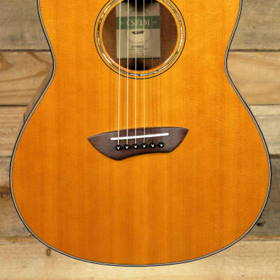 Yamaha CSF1M Acoustic/Electric Guitar Vintage Natural w/ Gigbag image 2