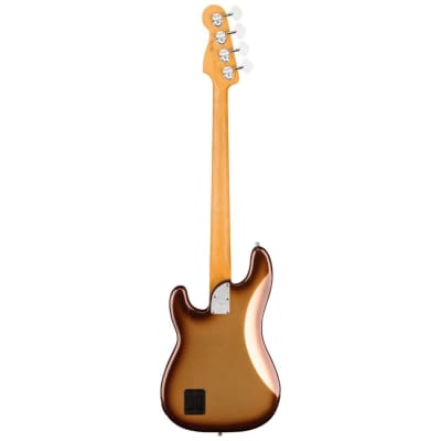 Fender American Ultra Precision 4-String Right-Handed Bass Guitar with Maple Neck and Rosewood Fingerboard (Mocha Burst) image 2