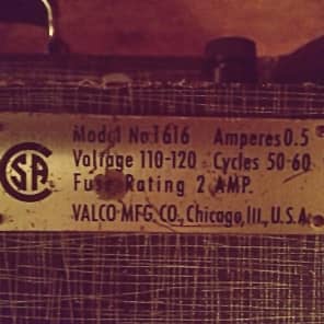 Supro / Valco Chicago 51 / 1616T / VINTAGE TUBE AMP image 2