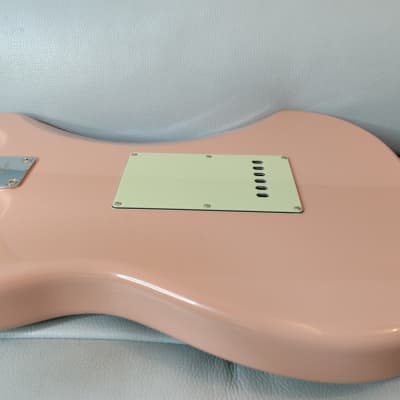 Shijie guitar STN SSS 2021 Shell Pink image 13