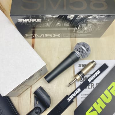 Shure SM58 Handheld Cardioid Dynamic Microphone w/Line Matching Transformer