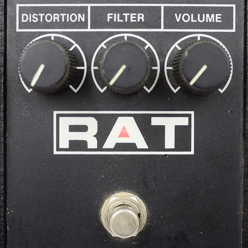 ProCo RAT Made in USA OP07DP With Conversion Cable Distortion Guitar Effect  Pedal 249009