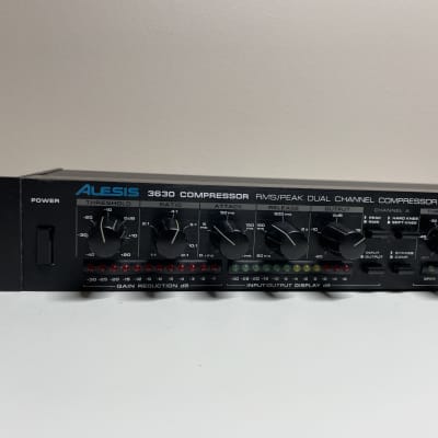 Alesis 3630 Dual-Channel Compressor / Limiter with Gate | Reverb