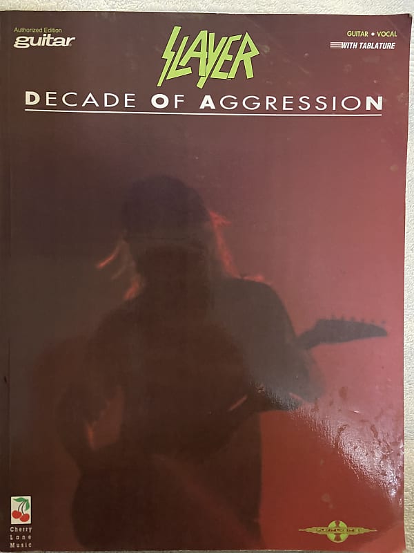 Slayer - Decade of Aggression - Guitar Tab / Tablature Book | Reverb