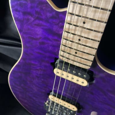 Ernie Ball Music Man Axis BFR Nitro Purple Quilt Ball Family Reserve Limited for sale