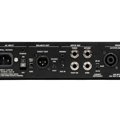 Gallien-Krueger Legacy 800 Bass Amplification Head 2025 - black image 4