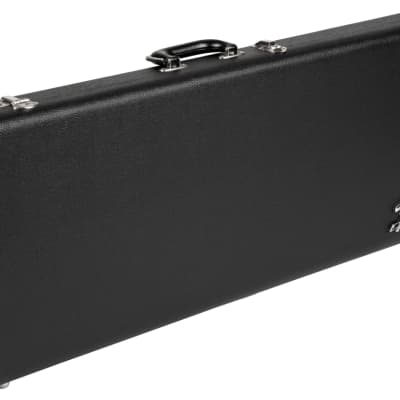 FENDER - G&G Deluxe Strat/Tele Hardshell Case  Black with Orange Plush Interior  Fender Amp Logo - 0996102406 image 1