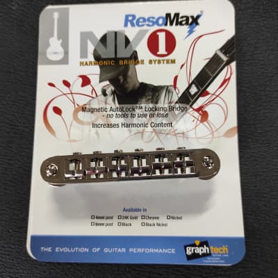 Graph Tech PM-8843-N0 ResoMax NV1 4mm Tune-O-Matic Bridge image 1