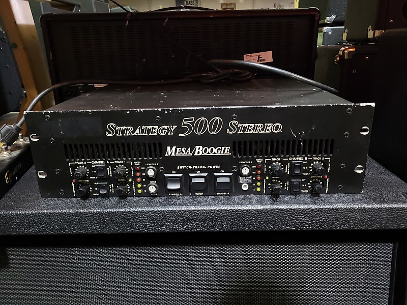 Mesa/Boogie STRATEGY 500 STEREO パワーアンプ Mesa Boogie Strategy 500 2-Channel 200-Watt Power Amplifier | Reverb