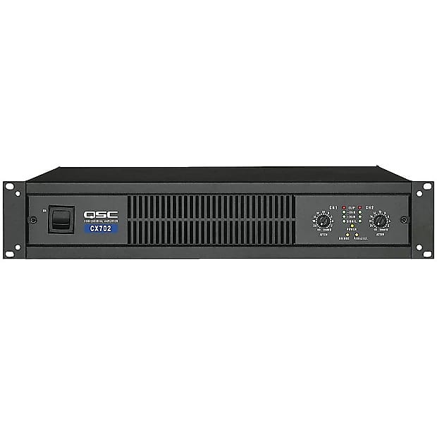QSC CX702 2-Channel Commercial Power Amplifier image 1