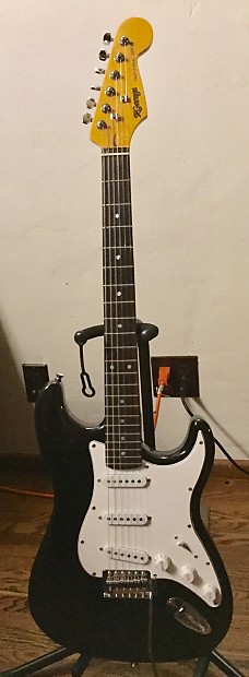 stratocaster stratocaster k. garage 2016 black | Reverb