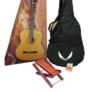 Dean Espana Classical Guitar Pack w/Gig Bag and Foot Stool Natural