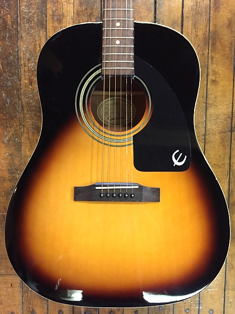 Epiphone AJ-100VS 2000s Vintage Sunburst | Reverb