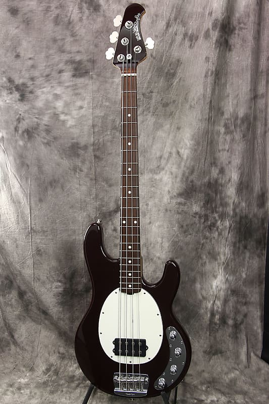 Music Man Stingray 4 R Rolls Burgundy MH - Free Shipping