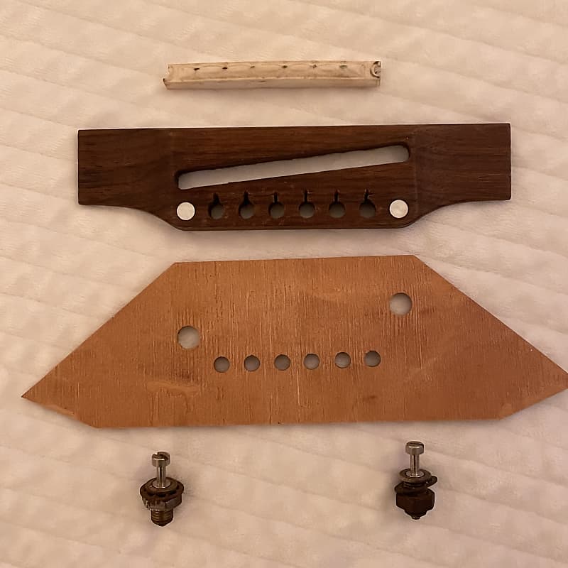 Late60’s Gibson Acoustic Bridge Assembly Reverb