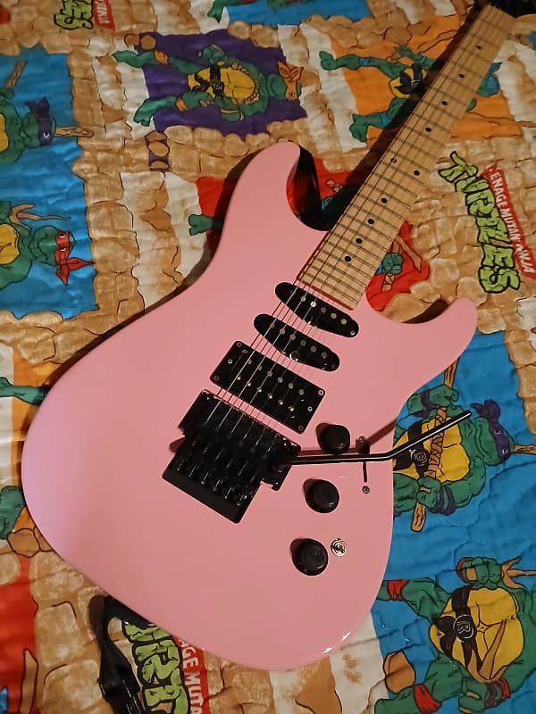 Fender HM Stratocaster Reissue w Floyd upgrade 2020 - Pink | Reverb