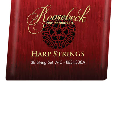 Roosebeck RBSHS38A Harp 38-String Set A - C image 1