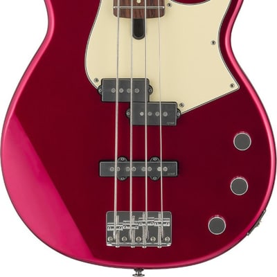 Yamaha BB434 BB Series 4-String Bass Guitar, Red Metallic