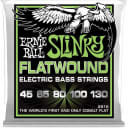 Ernie Ball Slinky Flatwound Electirc Bass Guitar Strings - P02816 (5 String Single Pack)